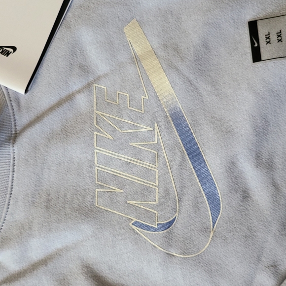 Nike XXL Easy Fleece Crew Loose Fit Sweatshirt - Picture 4 of 7